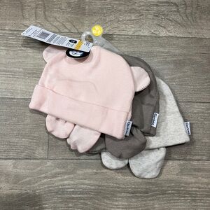 Gerber Baby 6pk Hat & Mitten Set Size 0-6 M